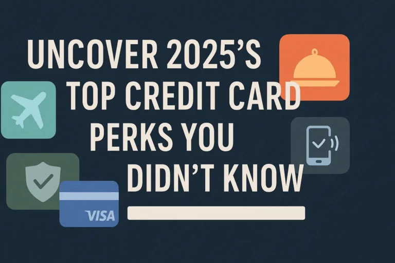 Credit card perks 2025 edition