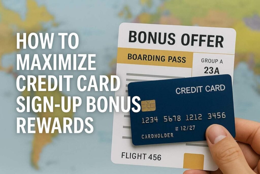 Maximizing credit card sign-up bonuses