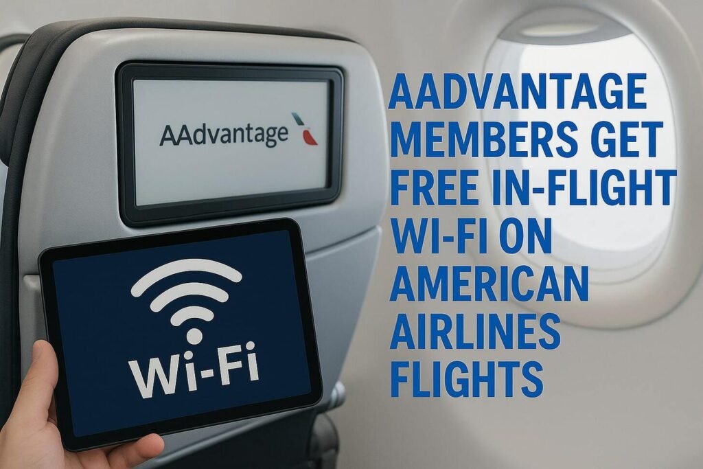 AAdvantage Members Get Free In-Flight Wi-Fi on American Airlines Flights