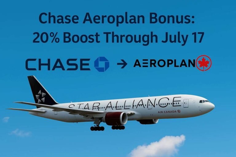 Chase Aeroplan Bonus: 20% Boost Through July 17