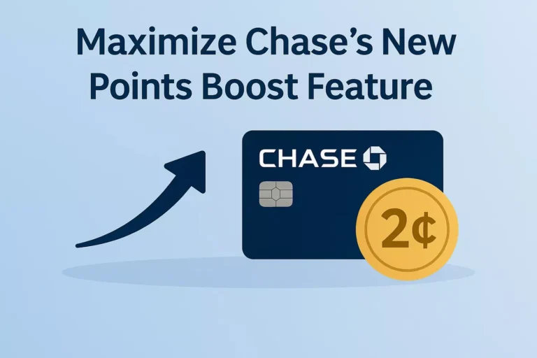Maximize Chase's New Points Boost Feature
