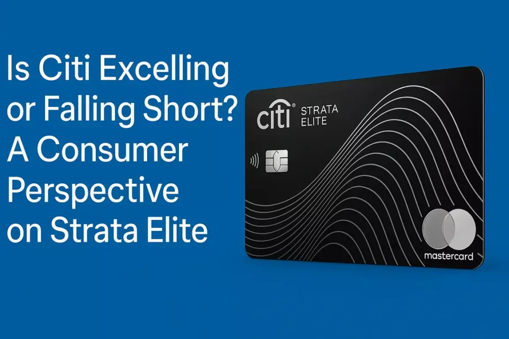 Is Citi Excelling or Falling Short? A Consumer Perspective on Strata Elite
